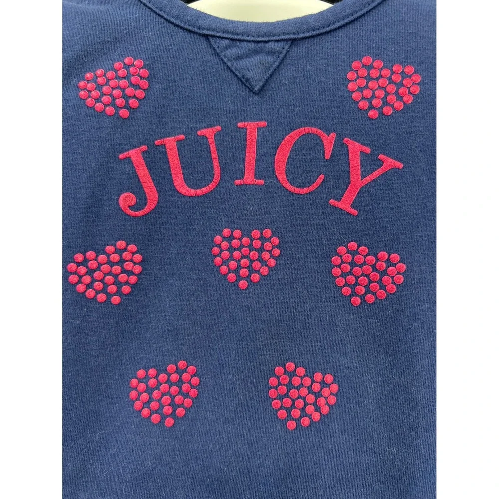 Juicy Couture Girl's Baby 6-9 Months Blue Pink‎ Hearts Tutu Long Sleeves